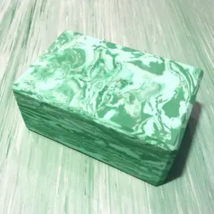 4 in. Marbled Foam Yoga Block